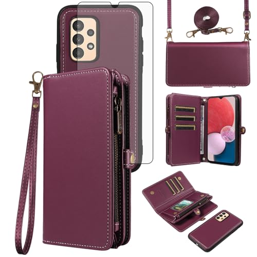 Coque Samsung A13 4G anti-choc et anti-perte violette
