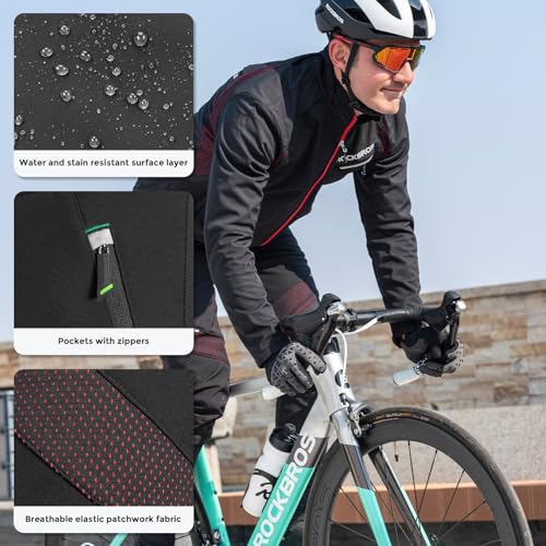 ROCKBROS Winter Cycling Pants Windproof 3-Layer