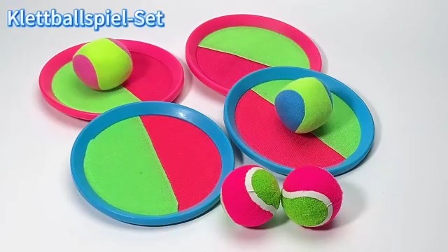 Set De Captura De Bolas Con Raquetas De 18.5 Cm – Incluye 4 Palas Con Correas Ajustables Y 4 Bolas De Plástico, Ideal Para Playa, Jardín, Piscina Y Juegos Al Aire Libre