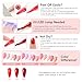 COSCELIA 40PCS Gel Nail Polish Set, 7ml 35 Colors Gel Polish with 5pcs Top and Base Coat Nude White Pink Red Blue Spring Colors All Seasons Nail Art Manicure Starter Kit Gifts for Women