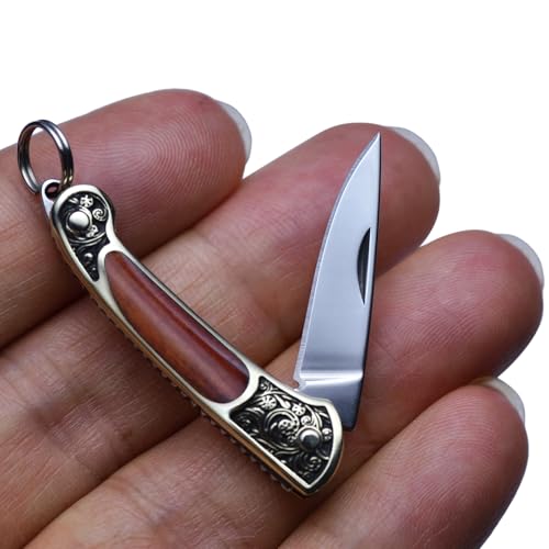 JPCRMOV Mini Klappmesser 9g Kleines Taschenmesser EDC...