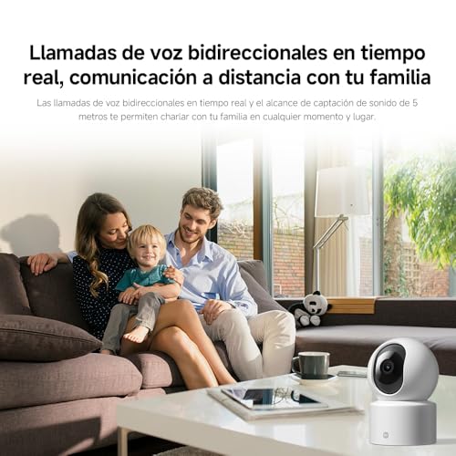 XIAOMI Smart Camera C301 | Qualité 2K Super HD (3MP) | PTZ 360° & Vision Nocturne Couleur | Détection Humaine IA & Audio Bidirectionnel
