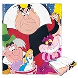 Northwest Disney 100 Silk Touch Throw Blanket, 50' x 60', Wonderland Friends