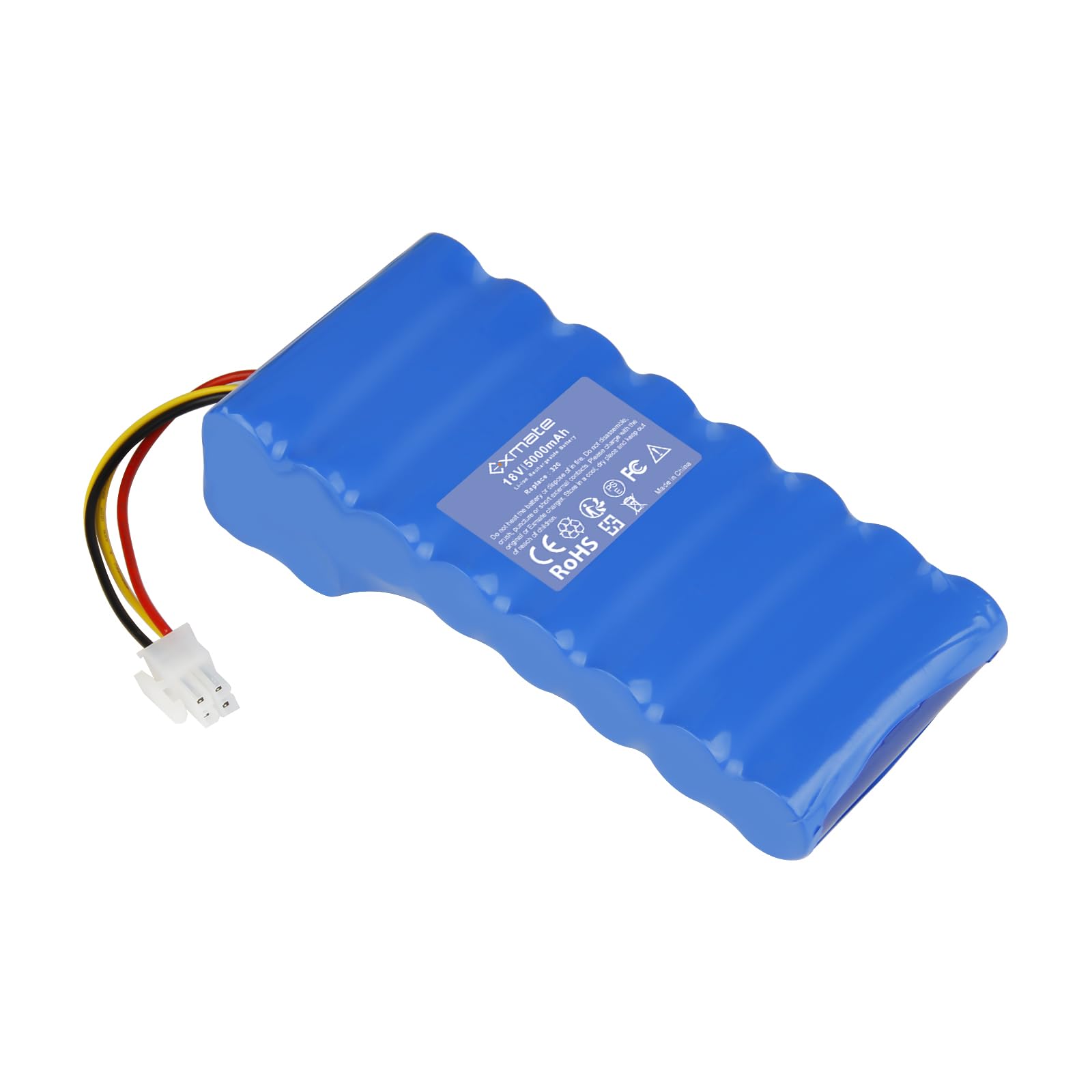 Exmate Batterie de Rechange 5000 mAh 18 V pour Robot Tondeuse à Gazon Automower 320, 330X, 420, 430, 430X, 440, 450X, 520, 550 Li-ION