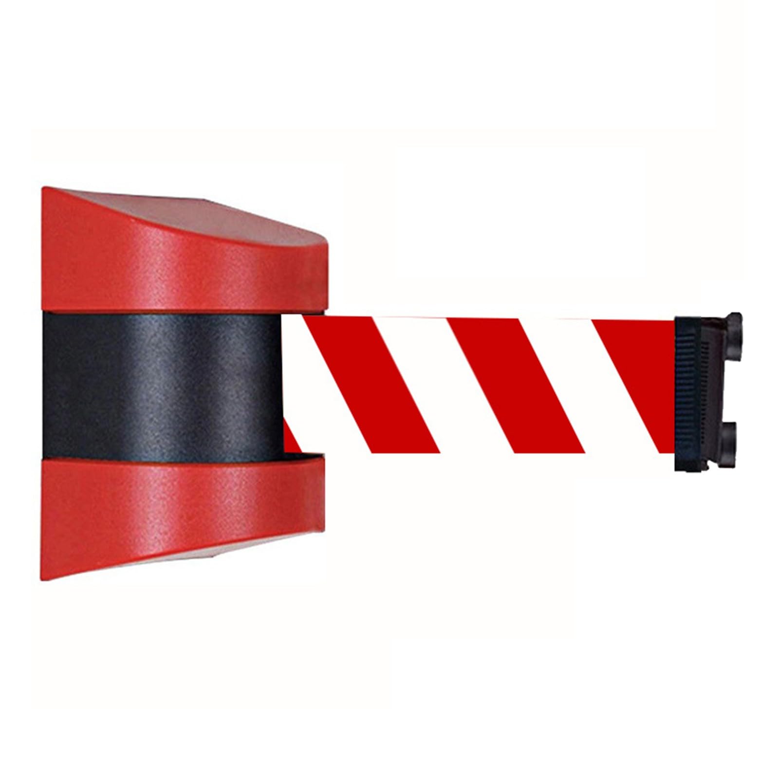 SENJINGHUA Magnetic Attraction Retractable Barrier Belt, Wall Mount Retractable Belt Barrier, Magnetic Wall Mount Safety Cordon Barrier(5m/16.4ft)