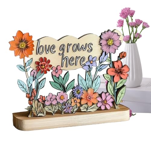 Berriphonia Placa para el día de la madre, decoración para mesa del día de la madre, placa de...