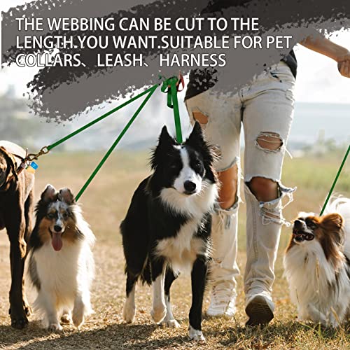 Image of Polyester Webbing Strap 16+Colors - 1 inch&1.5 inch&1.9 inch - 16.5 25 33 55 Yards Heavy Duty Webbing Roll, Flat Webbing Strap for Indoor&Outdoor Gear, Climbing, DIY Crafting, Repairing