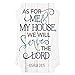 Produktbild MRC Holz Produkte Wie für Mich und Mein Haus Wir Will Serve The Lord Distressed Schild 12 x 8