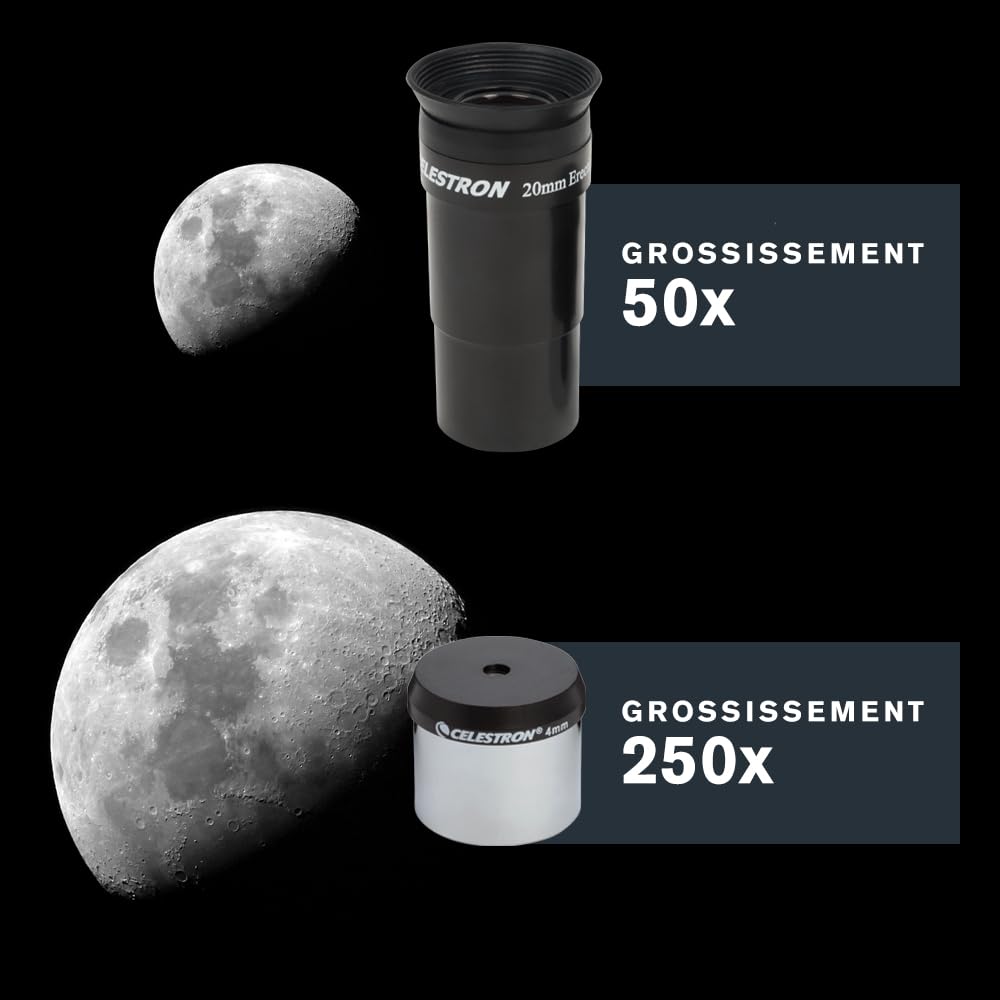 Celestron 21049 PowerSeeker 127EQ Reflector Telescope, Black