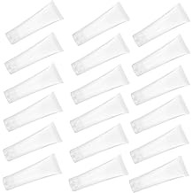 22 Pcs 50ml/1.7oz Portable Pe Flat Shape Empty Refillable Squeeze Bottles for Facial Cleanser with Visible Capacity, for Travel Bags and Vanity Drawers