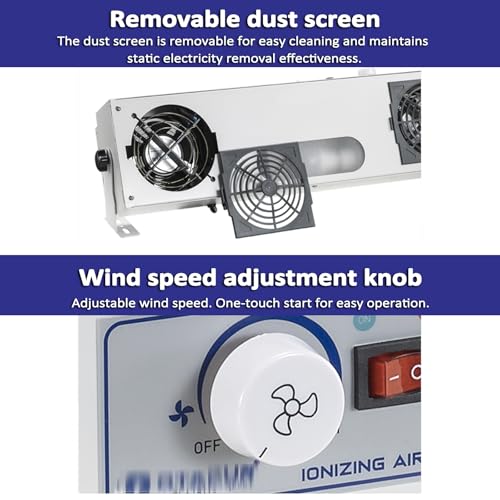 Éliminateur d'électricité statique ventilateur ioniseur pour protéger l'électronique