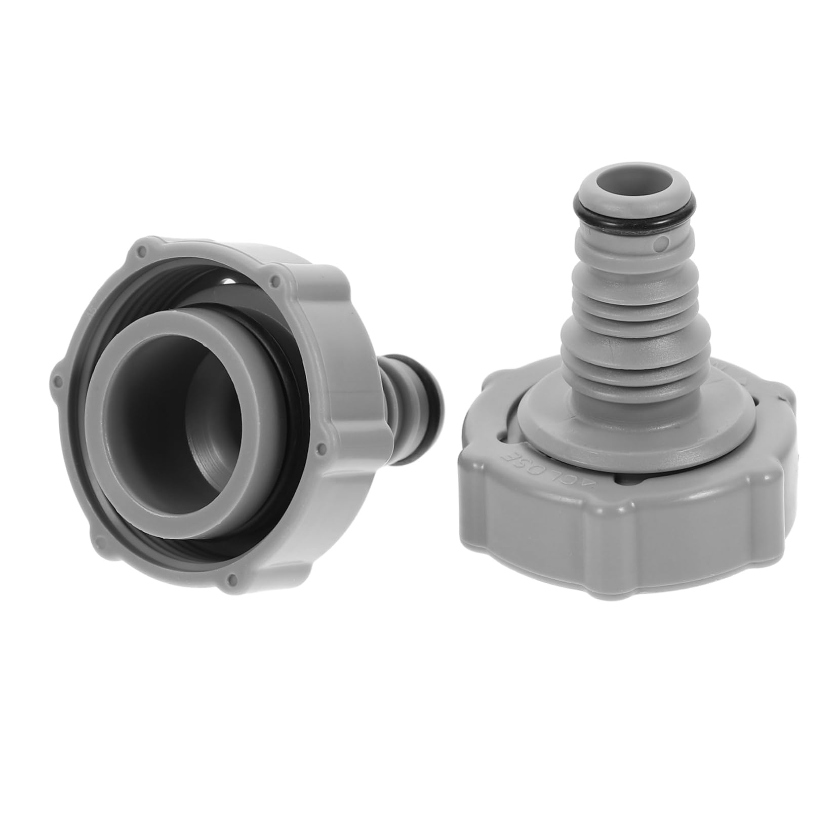 BESPORTBLE 5 Series Adaptador De Tubería De Drenaje Adaptadores De Manguera De Piscina Tapón De Drenaje De Piscina Adaptador De Manguera Adaptador De Manguera B Pero Adaptador De 2 Piezas x 5