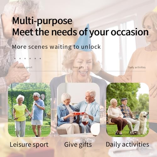 findtime Reloj de pulsera digital para personas mayores, fácil de leer, esfera grande, impermeable, deportivo, al aire libre, único, electrónico, para ancianos, con cronómetro LED y alarma - Imagen 9