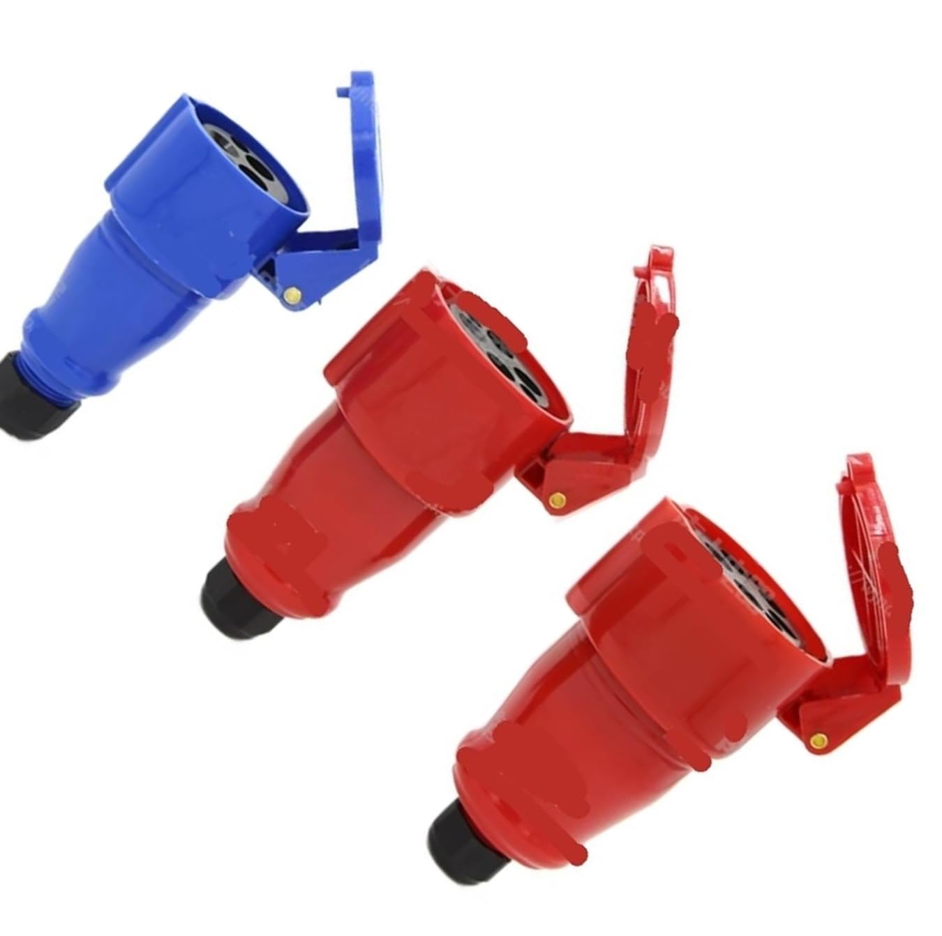 1 connettore spina e presa impermeabile in nylon a 3 poli 3P16A e 3 poli 32A IP44 for uso industriale(4 Core 32a Connector)