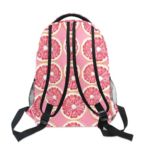Sac à dos pamplemousse S grande capacité multicolore léger pour étudiant - 5