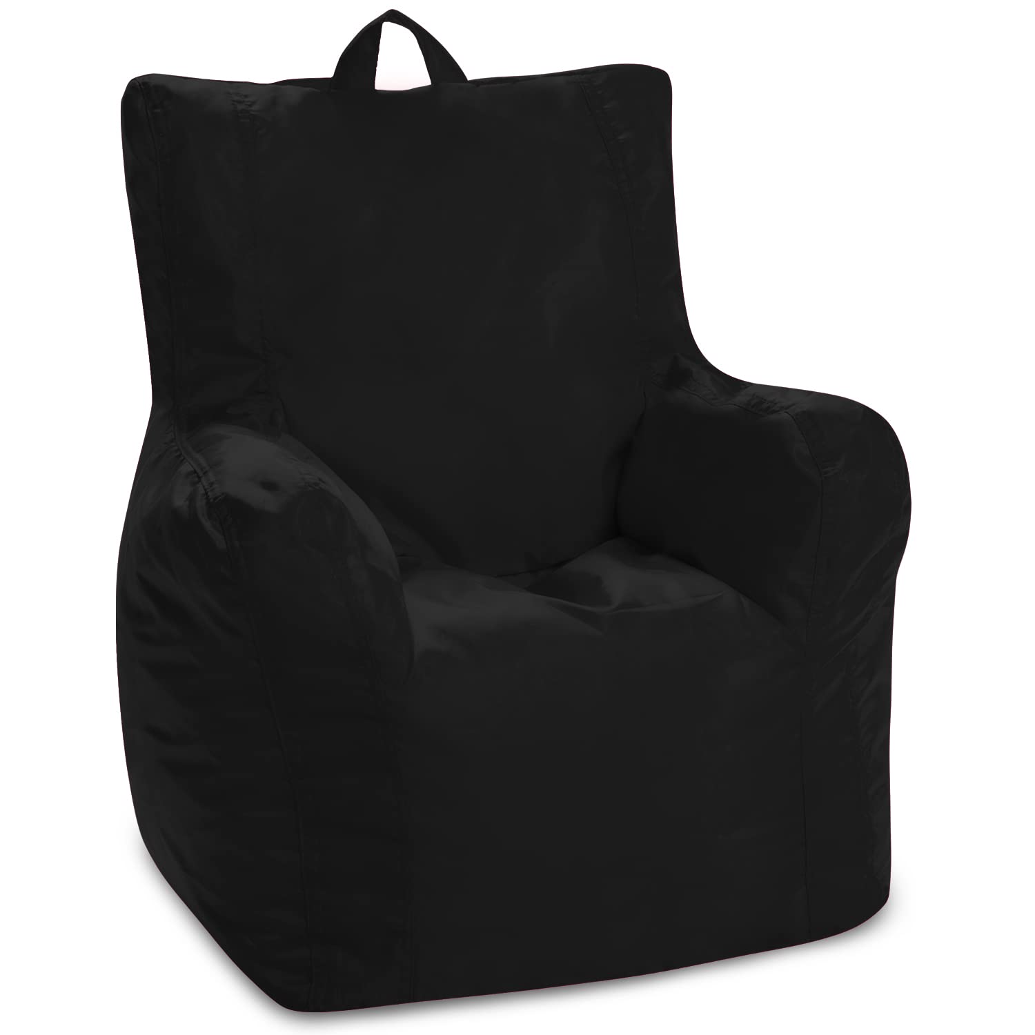 Posh Creations Bean Bag Chair Structured Seat for Toddlers and Kids, Comfy Chair for Gaming, Reading, and Watching TV for Children, Pasadena Chair,