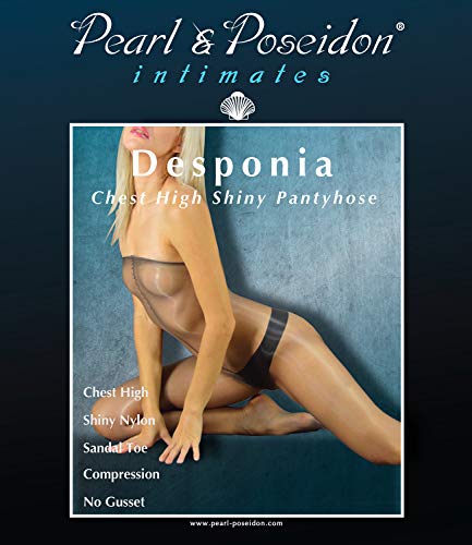 Desponia - Shiny Chest High Sheer Pantyhose Nylons2