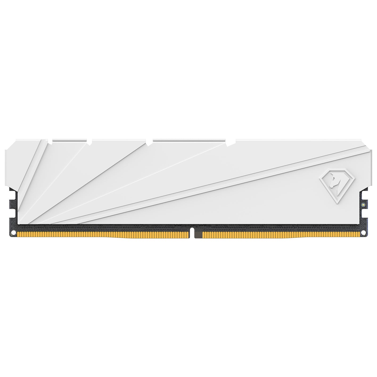 Netac Memoria DDR4 da 16 GB RAM 2666 MHz per computer desktop, DRAM C19, memoria da gioco, 16 GB, colore bianco