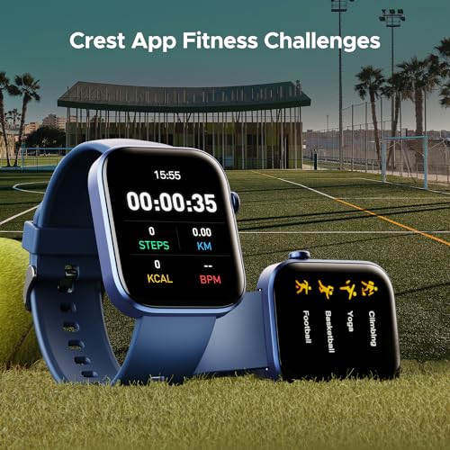 Image of Boat Storm Call 3 w /TBT Navigation, Daily Activity Tracker, DIY Watch Face Studio,700+ Active Modes, 1.83 inch (4.6 cm) HD Display Fitness Smart Watch for Men & Women(Dark Blue)