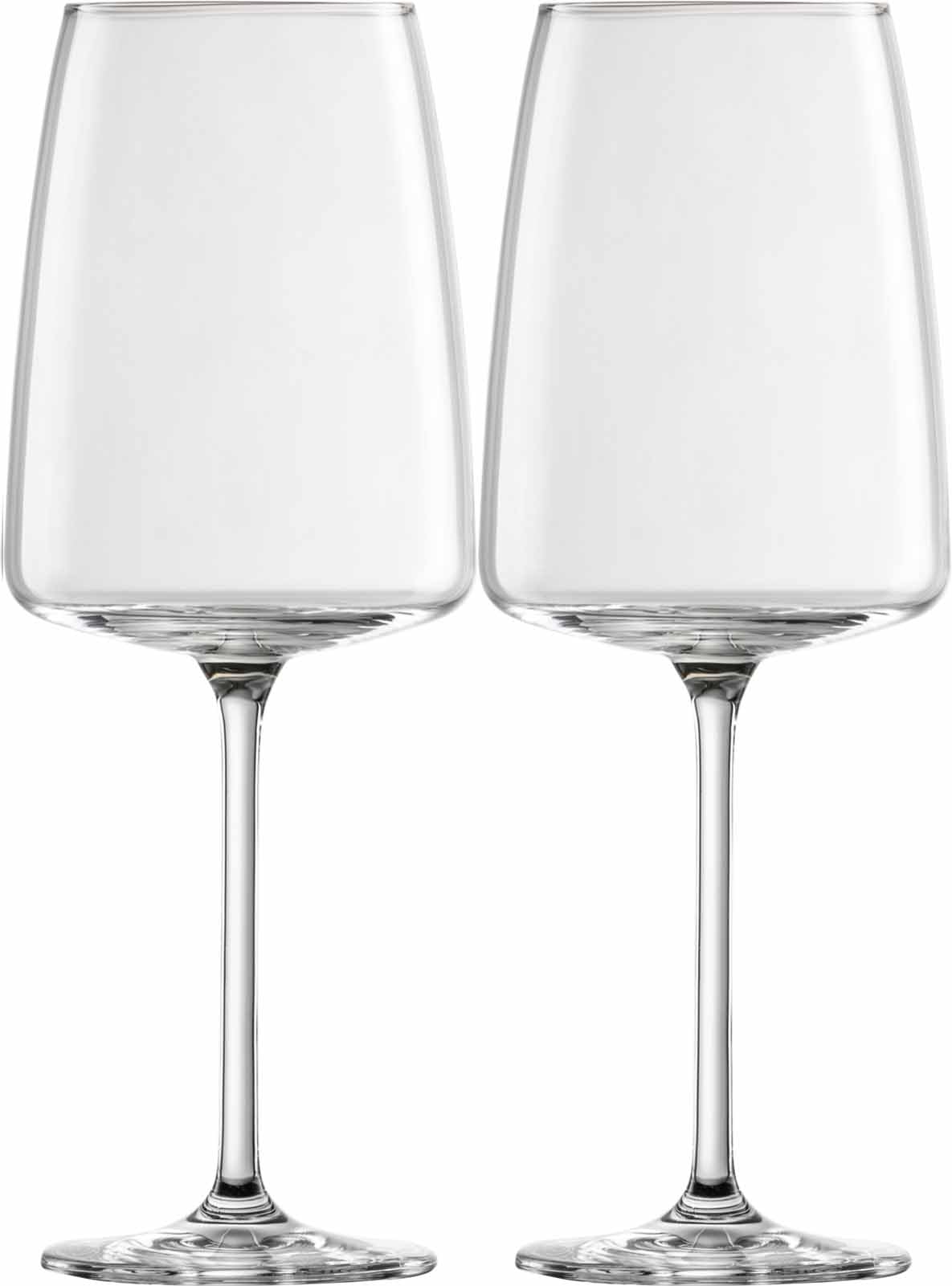 Zwiesel Glas Kieliszki do wina, owocowe i delikatne Vivid Senses (zestaw 2 szt.), filigranowe kieliszki do wina, nadają się do mycia w zmywarce, Made in Germany (nr art. 122427)