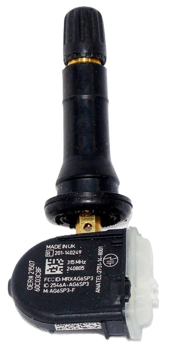 SCHRADER 21507 Sensor de sistema de monitoreo de presión de neumáticos (TPMS) de repuesto OE, GMC, Chevrolet, Buick, 13586335, 15254101, 15922396, 20923680 (sustituye a 20153) (paquete de 1)