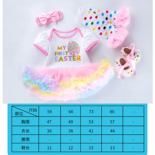 ABOOFAN Kit De Bandana De Roupas De Páscoa Tiara De Bebe Saia De Roupas De Traje Infantil De Páscoa