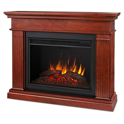 Kennedy Grand Electric Fireplace in Dark Espresso by Real Flame