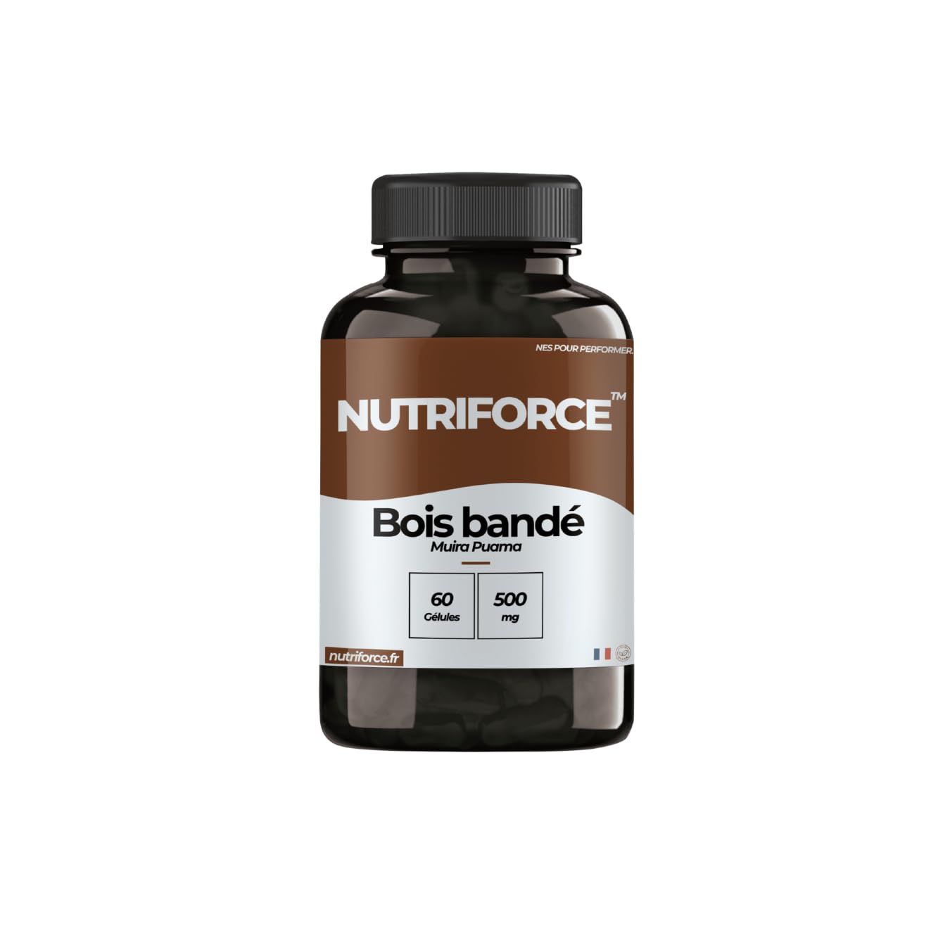Bois Bandé – Renforce la Masculinité, l’Énergie & la Libido – 800 mg – 60 Capsules