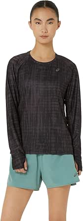asics(アシックス) ランニングウェア ランニンググラフィック長袖シャツ 2012D087 レディース