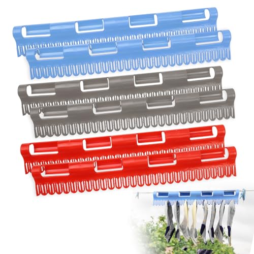 Parastar 6 Stück Socken Aufhänger Für Wäscheständer,...