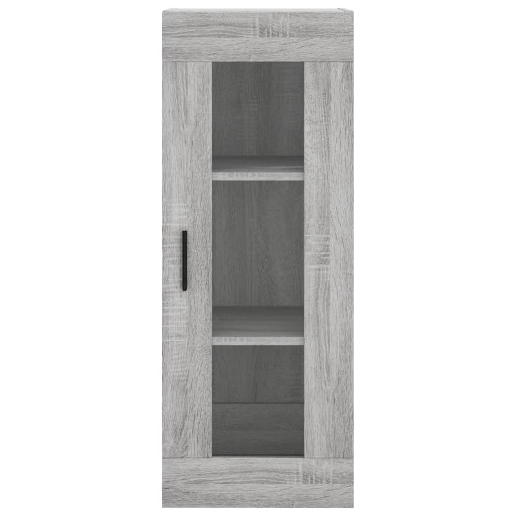Armadio alto grigio Sonoma, 34,5 x 34 x 180 cm, in legno