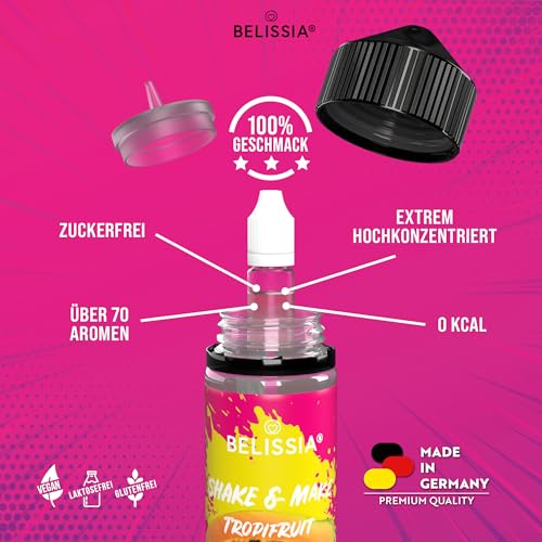 Belissia Shake and Make - Tropifruit - Hochdosiertes Lebensmittel Aroma 10ml mit praktischer Schüttelflasche zum mischen. Für Lebensmittel, Kochen, Backen, Hobby, Raumerfrischung uvm. – Bild 5