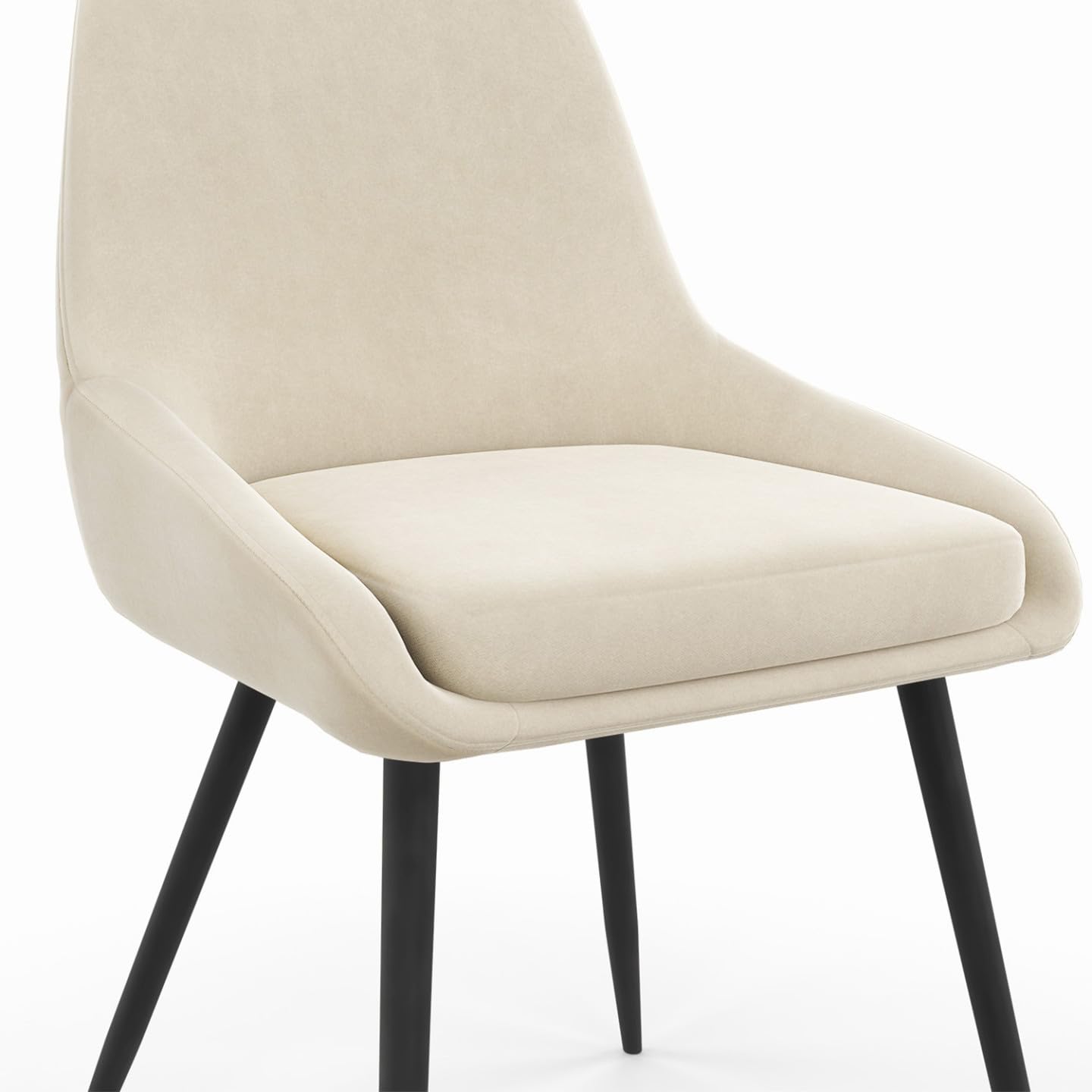 IDMarket – Juego de 6 sillas THALYA Mix Color Gris oscuro x2, Terracota y Beige con reposabrazos