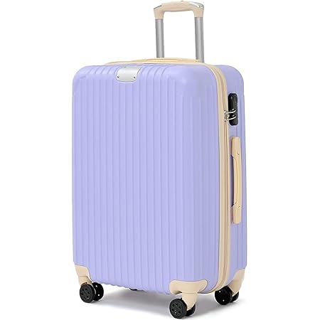 Amazon Rikopin リコピン スーツケース 大型 Mサイズ キャリーケース キャリーバッグ ダイヤルロック式 超軽量 Mサイズ パステルラベンダー スーツケース Amazon Rikopin リコピン スーツケース 大型 Mサイズ キャリーケース キャリーバッグ ダイヤルロック式 超軽量 Mサイズ パステルラベンダー スーツケース