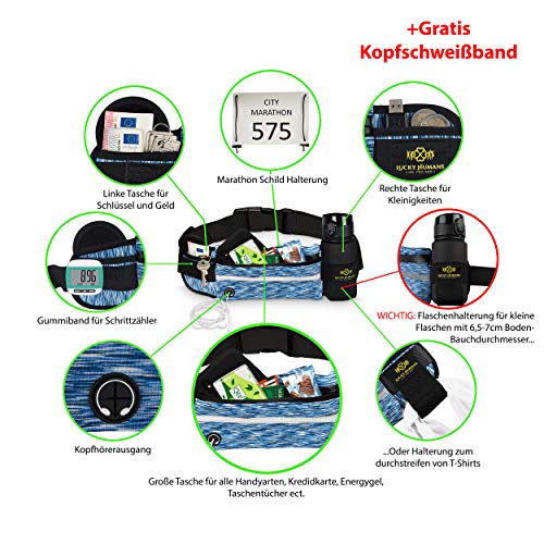 Trinkgürtel Lucky Humans für Sport und Freizeitaktivitäten