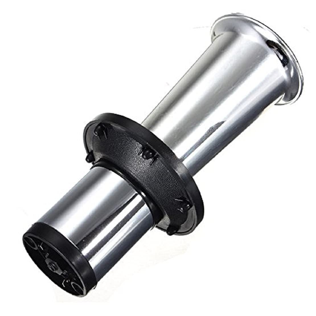 Clacson con tromba retrò cromato argento da 12 V, suono oooa-gaaa per auto, cabina, furgone, camion