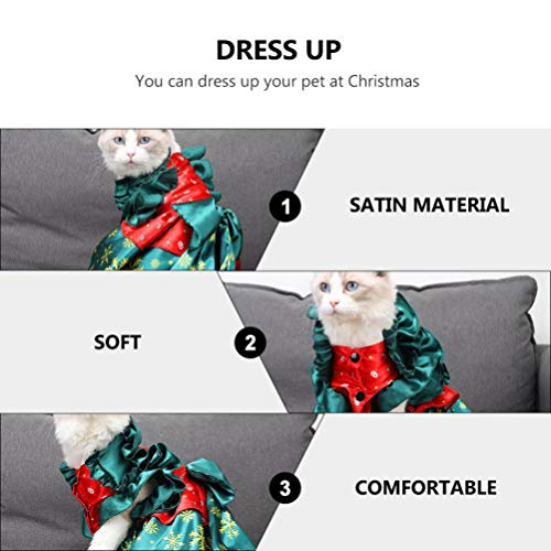 UKCOCO Capa de Animal de Estimação de Natal Com Impressão de Poliéster Floco de Neve Capa de Animal