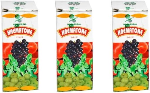 3 x Nagarjuna Haematone Syrup - 200ml (Pack of 3)