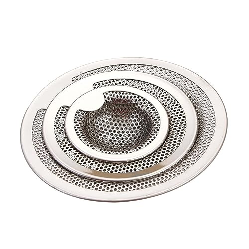 Colador de acero inoxidable para fregadero de cocina tamaño mediano