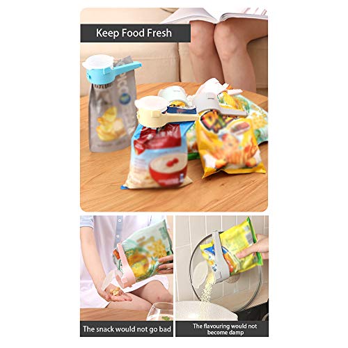 Pinça de vedação,Braçadeira de vedação de alimentos Grãos de cozinha Snacks Clipe de saco de armazen