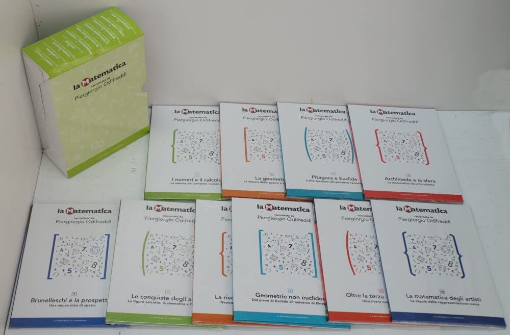 La matematica raccontata da Piergiorgio Odifreddi. Raccolta Completa con n. 10 DVD in Italiano con Cofanetto. Versione da edicola