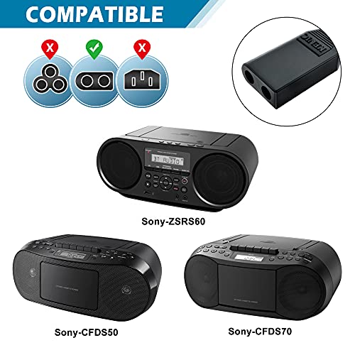 Pwron Ac Power Cord For Sony Cfds50 Cfds70 And Zsrs60Bt (Cfd-S50 Cfd-S70 Zsr-S60Bt) #TOP4