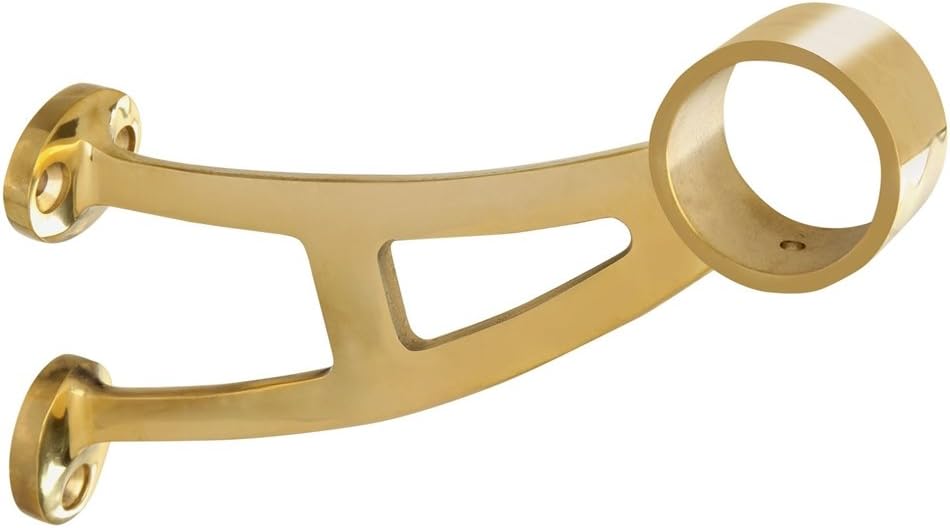 Lavi 1-1/2" Polished Brass Bar Bracket