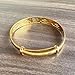 VJOSA Fashion Simple 18K Gold Plated Fish Pattern Adjustable Cuff Bracelet(Gold)