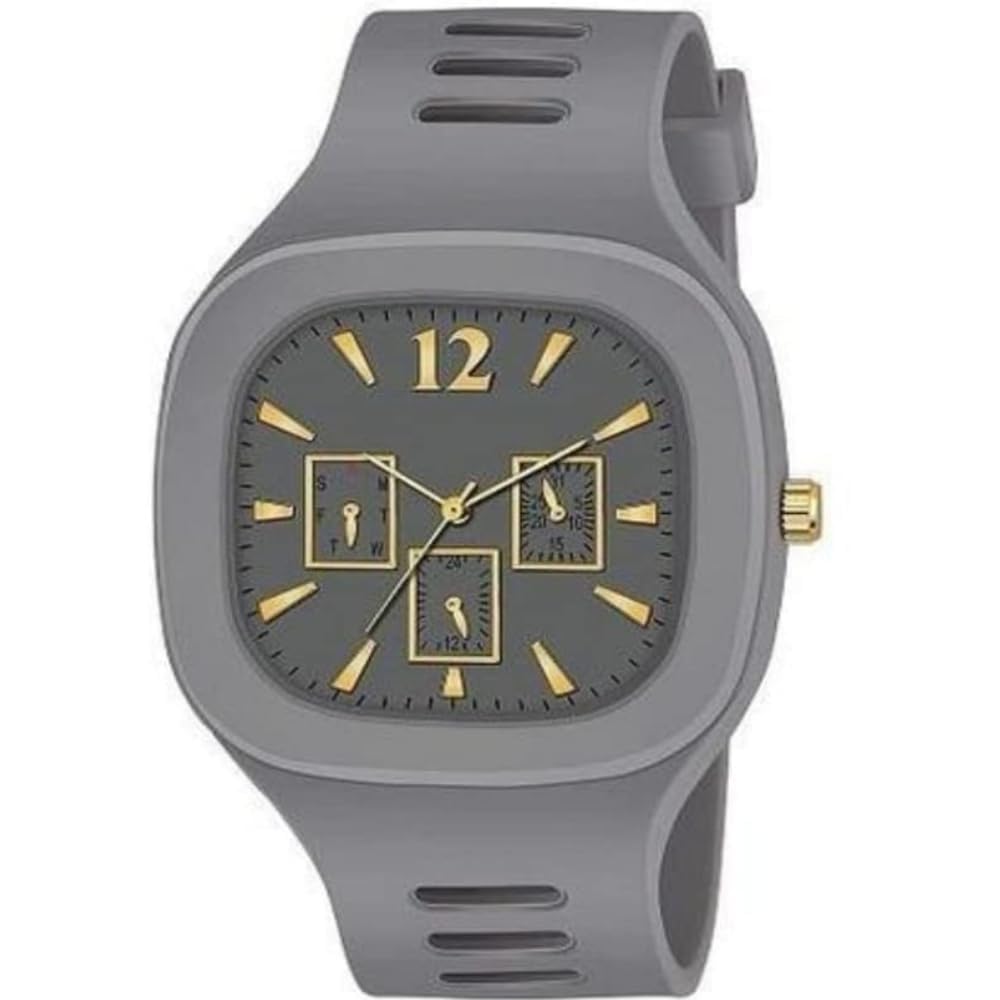 Afford MART Digital Dial Waterproof Smart Design LED Display Smart Battery Operated Watch for Men (WH-Gry) (B0C69511Y4) Amazon Price History, Amazon Price Tracker