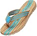Tongs Femme Mode Sandal Chaussures de Plage Piscine, Bleu Mer, 38 EU