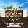 Pattiumo Galvanized Raised Garden Bed 4×4×1 FT, Round Metal Raised Garden Bed Outdoor Planter Box with Open Bottom, Rust-Resistant Steel Garden Bed for Vegetables Herbs Flowers, Easy Assembly #1