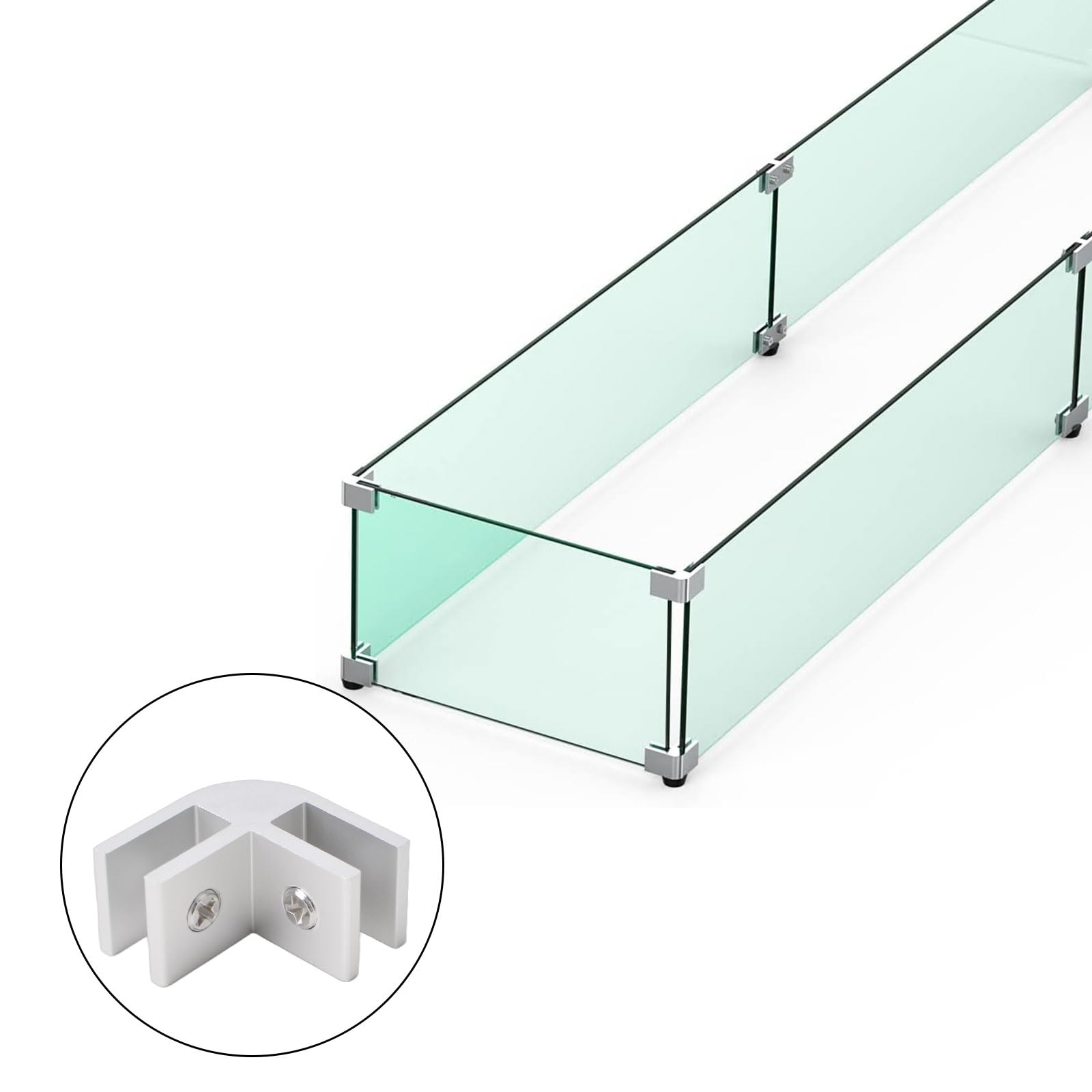 Cubic windscherm zwart 90x90 cm kopen? Gaas
