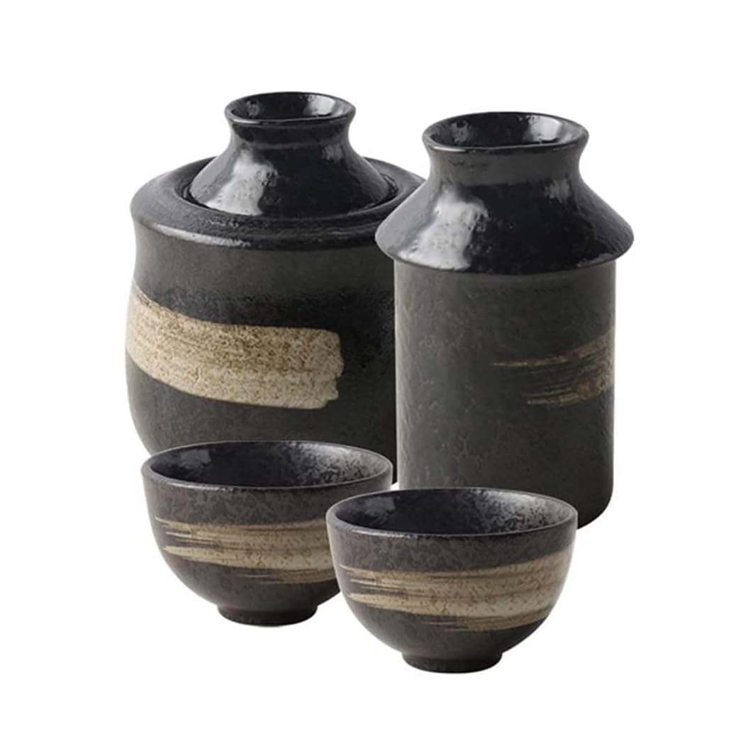 Tasse à saké Japonaise en céramique Cuite à Haute température, Style rétro Traditionnel, idéale pour Les Restaurants et Les Professionnels.