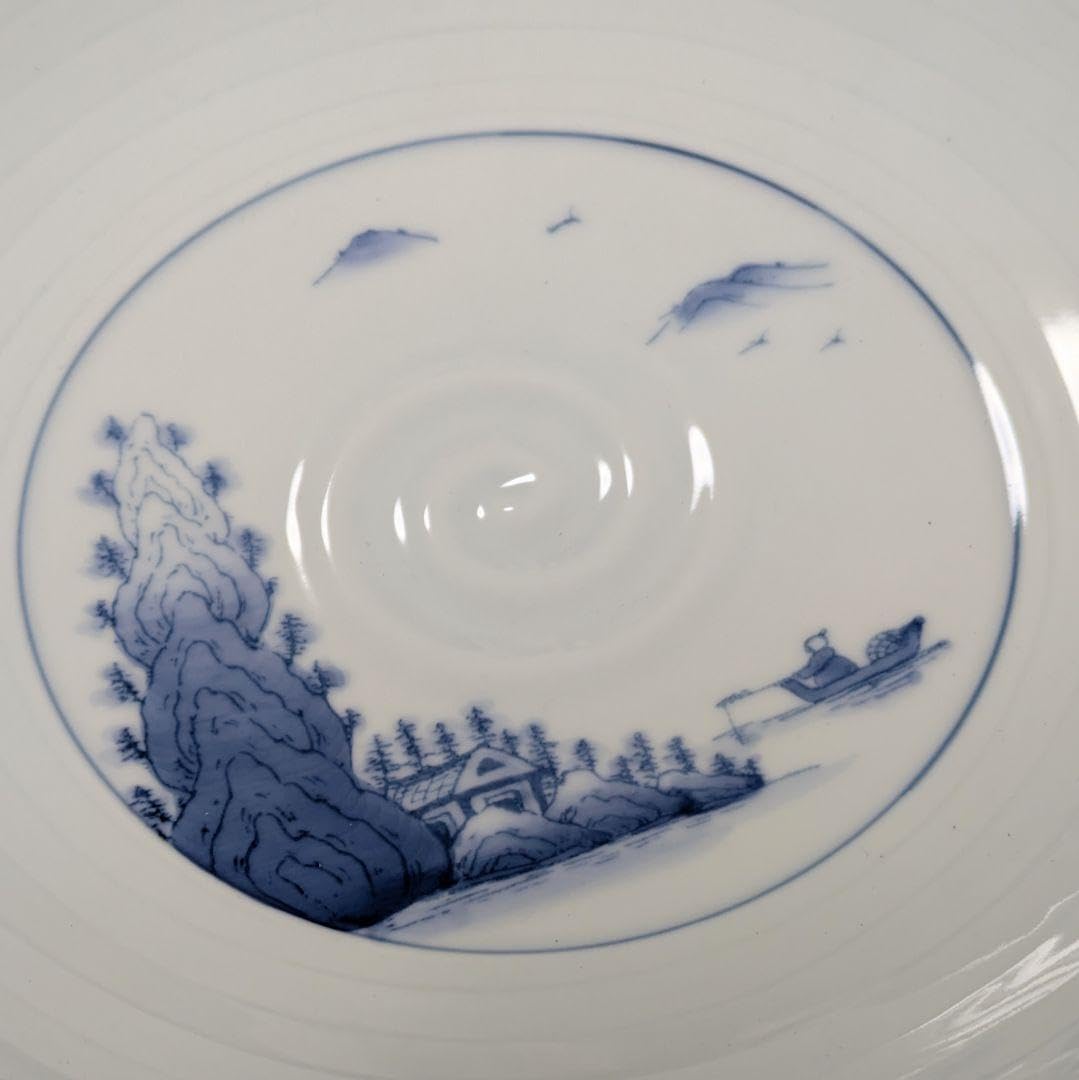 【有田焼 華山窯】染付 山水文 大皿 共箱付き 飾皿 26cm 新品未使用 Amazon.co.jp: 有田焼 華山窯染付 山水文 大皿 共箱付き 飾皿 26cm